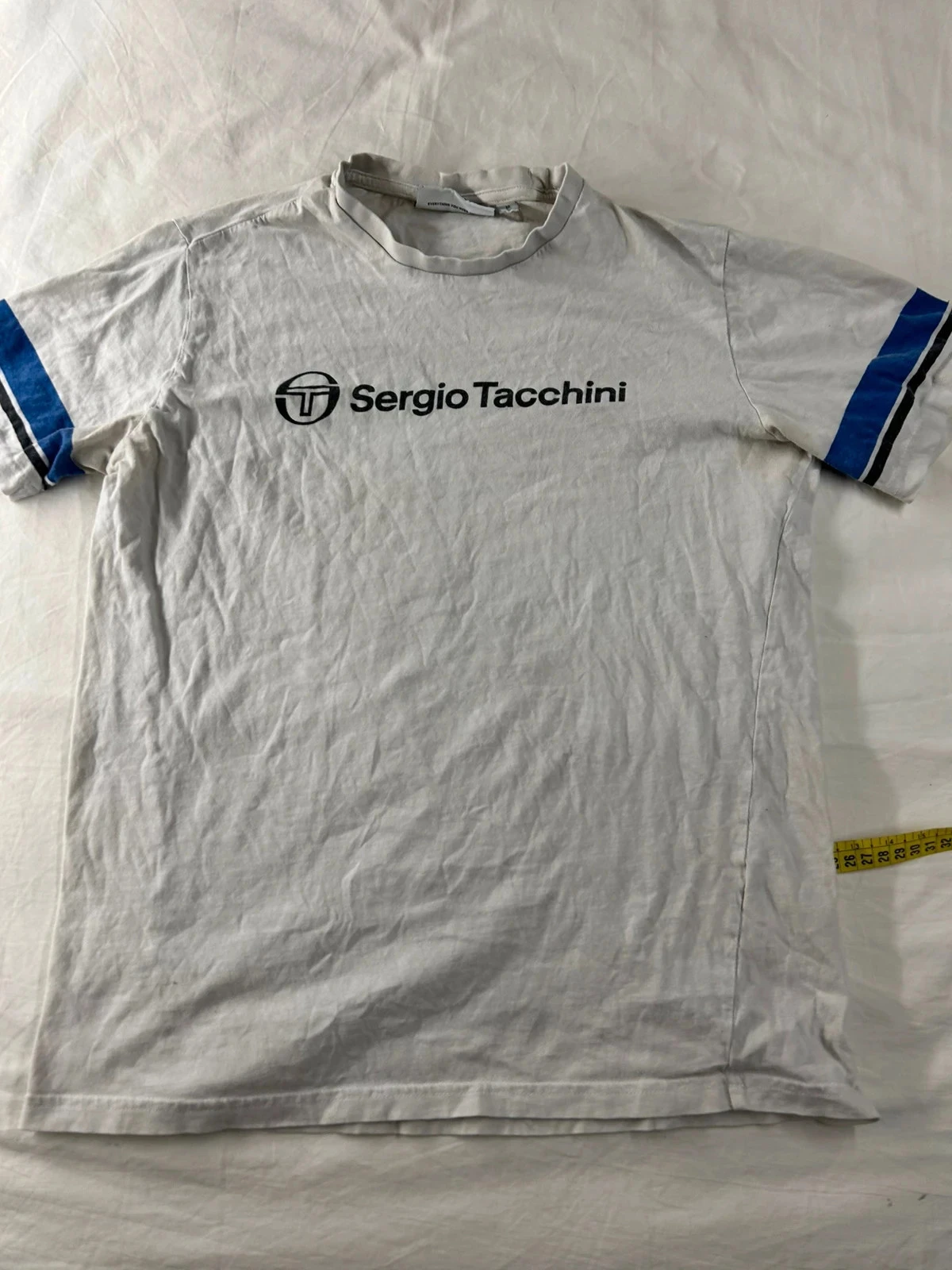 Camiseta branca com estampa Sergio Tacchini tamanho M – photo 2